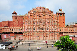 Palast der Winde, Hawa Mahal, Jaipur, Rajasthan, Indien
