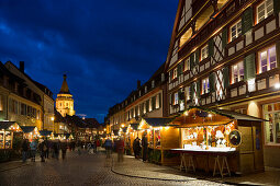 Weihnachtsmarkt, Gengenbach, Schwarzwald, Baden-Württemberg, Deutschland