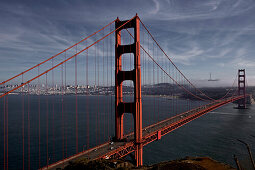 Teil der Golden Gate Bridge, San Francisco, Kalifornien, USA