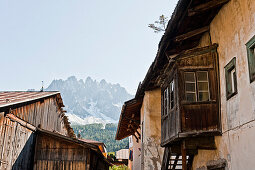 Bauernhaus in Bruneck, Pustertal, Südtirol, Italien