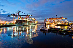 Eurokai Container Terminal, Hafen Hamburg, Deutschland