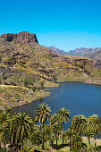 Reservoir, Presa de Soria, Gran Canaria, Canary Islands, Spain