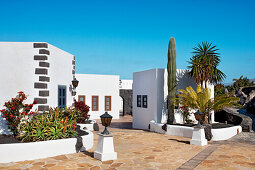 Houses at new harbour, Marina Rubicon, Playa Blanca, Lanzarote, Canary Islands, Spain, Europe