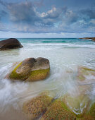 Tide of the Thong Reng Beach, Koh Phangan Island, Thailand