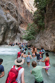 Saklikent gorge near Tlos and Fethiye, lycian coast, Mediterranean Sea, Turkey