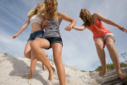 Teenage Girls on Beach. Teenage Girls on Beach
