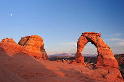 Felsbogen Delicate Arch, Arches Nationalpark, Moab, Utah, Südwesten, USA, Amerika