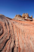 Colourful formation of sandstone, Paria Canyon, Vermilion Cliffs National Monument, Arizona, Southwest, USA, America