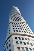 High rise building Turning Torso, architect Santiago Calatrava, Malmo, Sweden, Europe