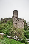 Chateau de Belcaste, Belcastel, Aveyron, Midi-Pyrenees, France