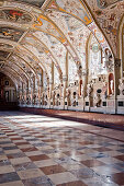 Antiquarium, 66 meters long, Residenz, Munich, Upper Bavaria,  Bavaria, Germany