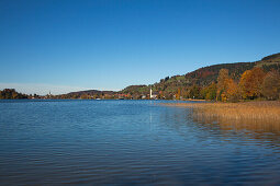 Schliersee im Herbst, Oberbayern, Bayern, Deutschland, Europa