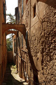 Enge Gasse, Montepulciano, UNESCO Weltkulturerbe, Provinz Siena, Toskana, Italien, Europa