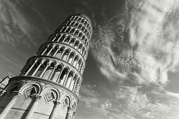 Torre pendente, Leaning Tower, Piazza dei Miracoli, square of miracles, Piazza del Duomo, Cathedral Square, UNESCO World Heritage Site, Pisa, Tuscany, Italy, Europe