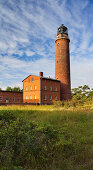 Lighthouse at Darsser Ort, Darss, Nationalpark Vorpommersche Boddenlandschaft, Mecklenburg-Western Pomerania, Germany