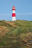List lighthouse, Ellenbogen, Sylt, Schleswig-Holstein, Germany