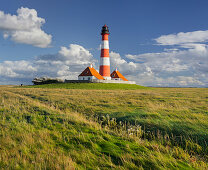 Leuchtturm Westerhever, Schleswig-Holstein, Deutschland