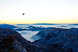 Hochschwab in sunrise, Styria, Austria