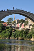an der Alten Brücke, Mostar, Bosnien und Herzegowina