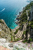 Via Krupp, Capri, Kampanien, Italien