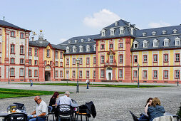 Café im Schloss Bruchsal, Bruchsal, Kraichgau, Baden-Württemberg, Deutschland
