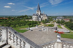 Abbey church St. Georges de Boscherville, Abbaye romane normande, Saint Martin de Boscherville, Upper Normandy, France