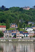 Villequier und die Seine, Seine-Maritime, Normandie, Frankreich
