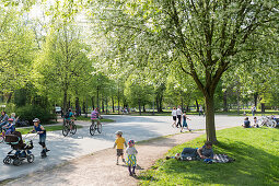 Clara-Zetkin-Park, Leipzig, Sachsen, Deutschland