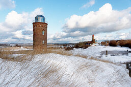 Tempelburg Arkona, Peilturm, Leuchtturm, Kap Arkona, Insel Rügen, Mecklenburg-Vorpommern, Deutschland