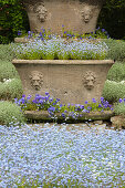 Flora gardens at the temple of Flora, Woerlitz, UNESCO world heritage Garden Kingdom of Dessau-Woerlitz, Saxony-Anhalt, Germany