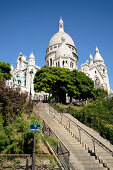 Basilica of the Sacre Cœur at Montmartre, Paris, France, Europe