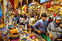 Inside the Spice Bazaar, Istanbul, Turkey