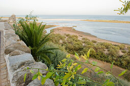 Fortress, view over Ria Formosa, Cacela Velha, Algarve, Portugal