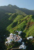 Taganana, Dorf, Barranco de Fajaneta, Schlucht, Las Montanas de Anaga, Anaga Gebirge, Naturschutzgebiet, Parque Rural de Anaga, Teneriffa, Kanarische Inseln, Spanien, Europa