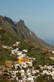 Taganana, Dorf, Barranco de Fajaneta, Schlucht, Las Montanas de Anaga, Anaga Gebirge, Naturschutzgebiet, Parque Rural de Anaga, Teneriffa, Kanarische Inseln, Spanien, Europa