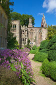 Ruins of the manor house, Nymans Garden, Handcross, West Sussex, Great Britain