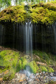 Wasserfall in der Wutachschlucht, bei Bonndorf, Schwarzwald, Baden-Württemberg, Deutschland