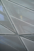 Detail of facade of BMW world, Olympic park, Munich, Bavaria, Germany, Architects Coop Himmelblau
