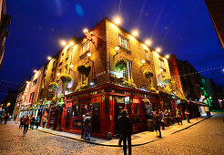 Pubs im Temple Bar Viertel, Dublin, Irland
