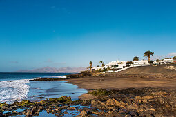 Beach, Playa del Barranquillo, Puerto del Carmen, Lanzarote, Canary Islands, Spain