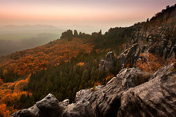 Schrammsteine, Nationalpark Sächsische Schweiz, Elbsandsteingebirge, Sachsen, Deutschland