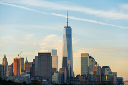 Skyline Downtown Manhattan, Manhattan, New York, USA