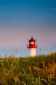 List west Lighthouse, Ellenbogen, Sylt Island, North Frisian Islands, Schleswig-Holstein, Germany