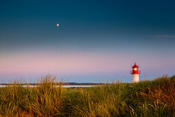 Lighthouse List west , Ellenbogen, Sylt Island, North Frisian Islands, Schleswig-Holstein, Germany