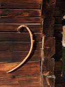 Close-up of a mountain hut, Kallbrunn Alp, Lofer, Salzburger Land, Austria