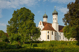 Abbey church, Benediktbeuern Abbey, Benedictine Order, 17th century, Benediktbeuern, Landkreis Bad Toelz- Wolfratshausen, Upper Bavaria, Bavaria, Germany, Europe