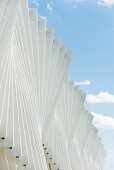 high speed railway station Mediopadana, architect Santiago Calatrava, Reggio nell`Emilia, Provinz Reggio Emilia, Italy