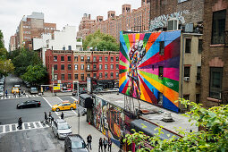 High Line Park, Chelsea, Manhattan, New York, USA