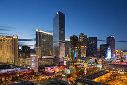 City Center Place, Veer Towers, Aria Resort, Strip, South Las Vegas Boulevard, Las Vegas, Nevada, USA