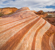 Fire Wave, Sandstein, Valley of Fire State Park, Nevada, USA